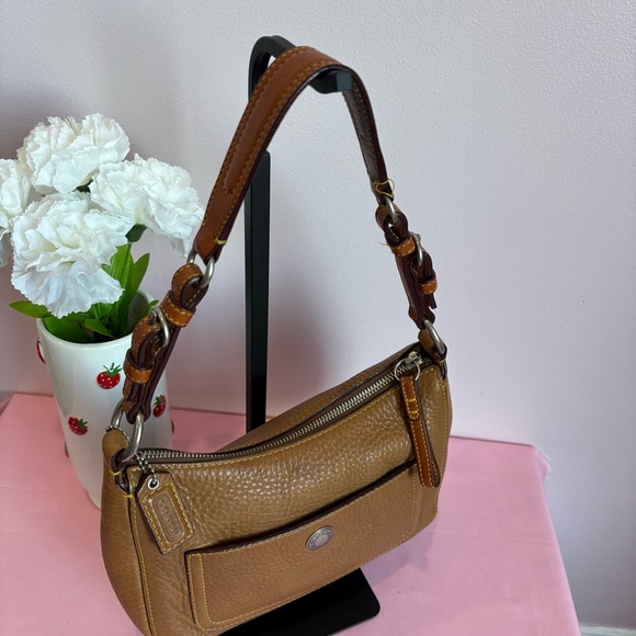 Coach Vintage 2005 Y2K Full-Grain Leather Hobo Shoulder Bag 8E99 - Picture 5 of 10